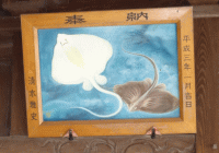 蛇穴神社 赤えい